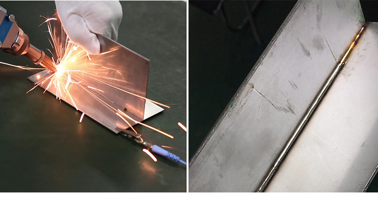 Soudure de soudage au laser alliage d'aluminium